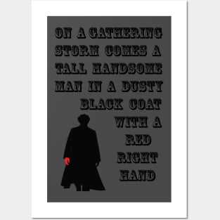 Red right hand Posters and Art